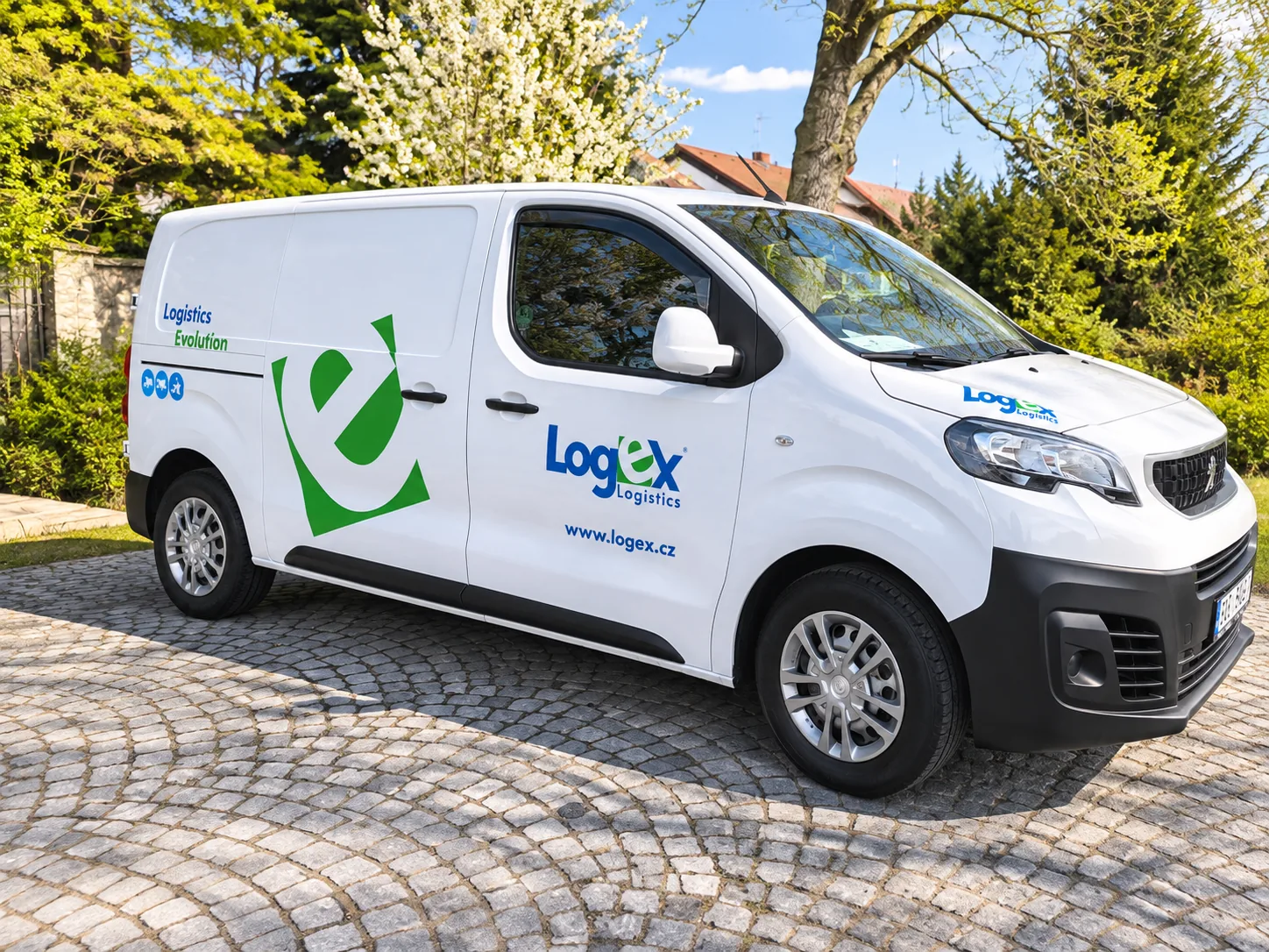 LogEx Logistics – polep dodávky Peugeot Expert