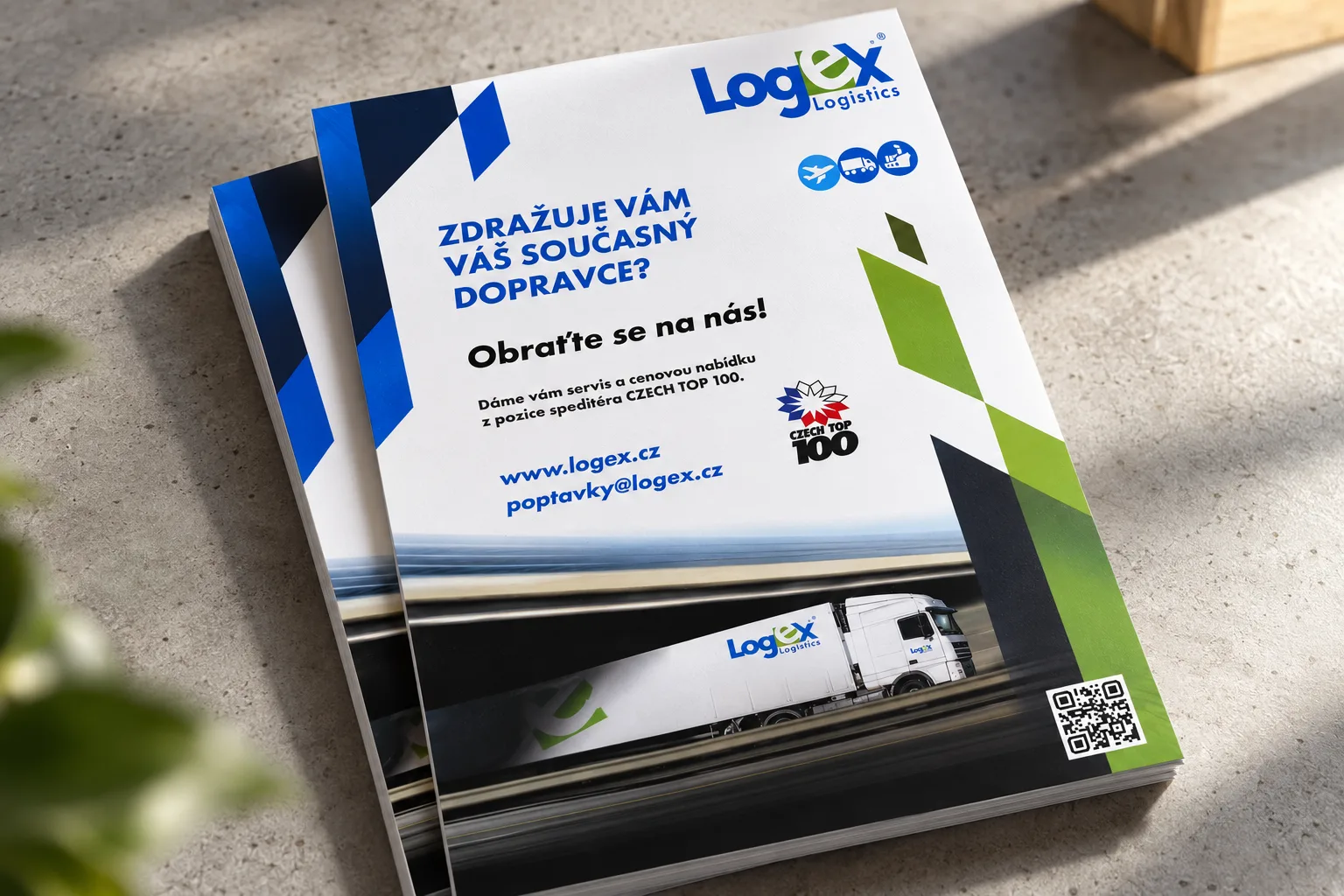 Tiskoviny LogEx – realizace tiskovin