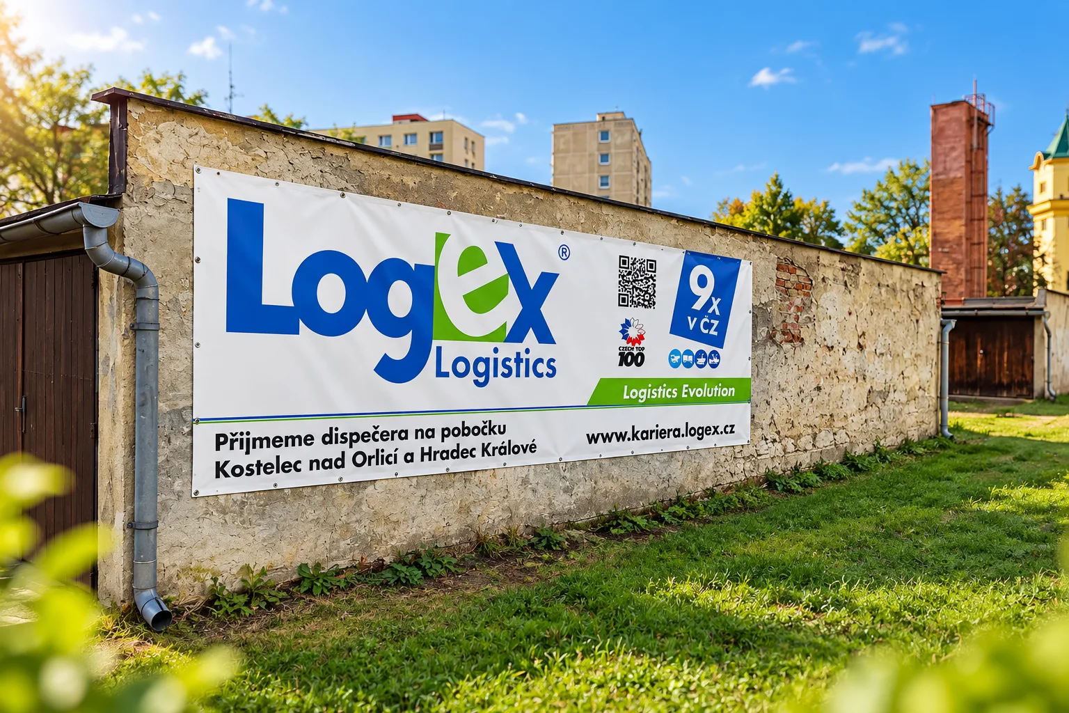 LogEx Logistics – venkovní reklamní banner