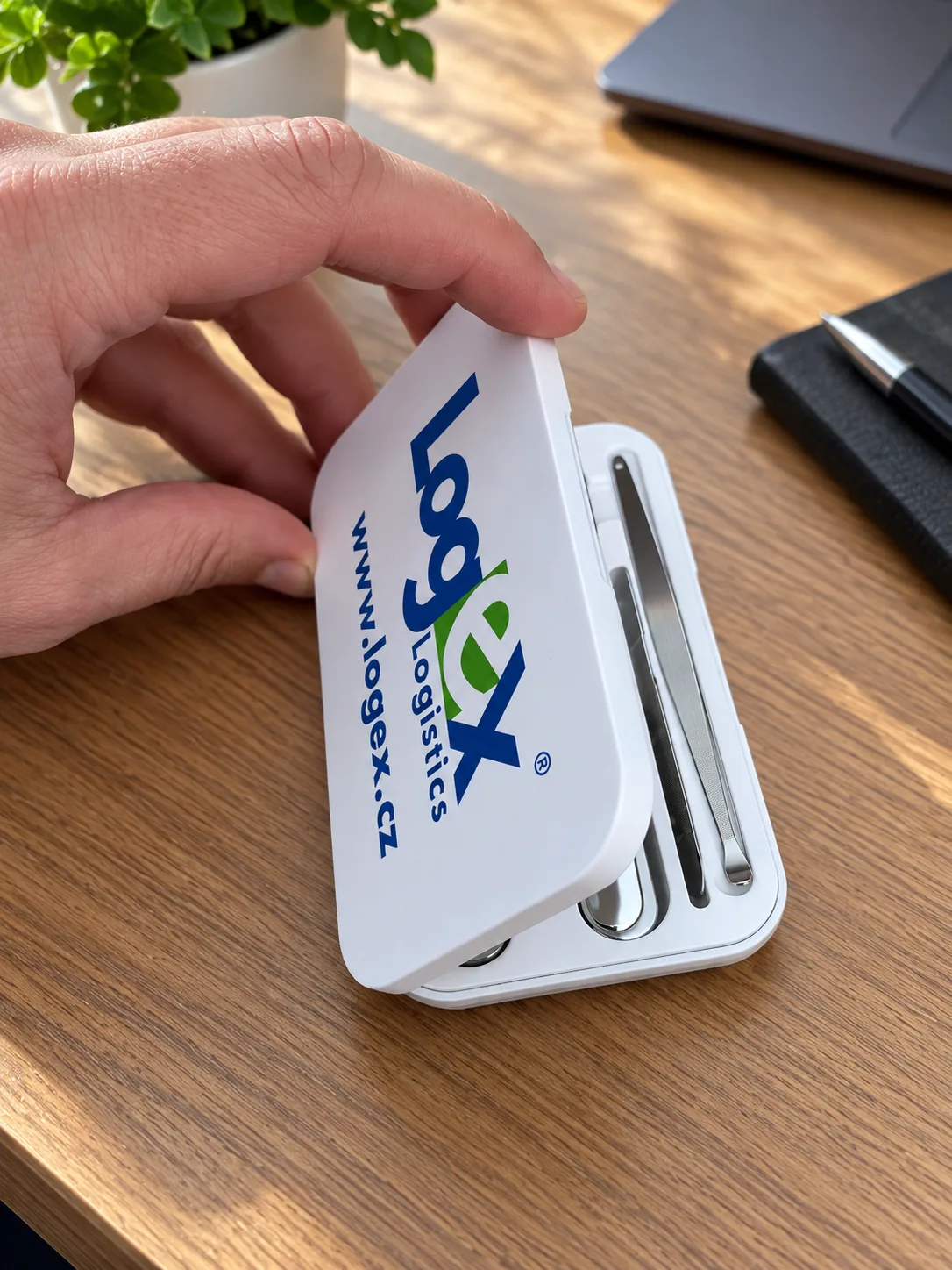 LogEx Logistics – reklamní sada s příbory