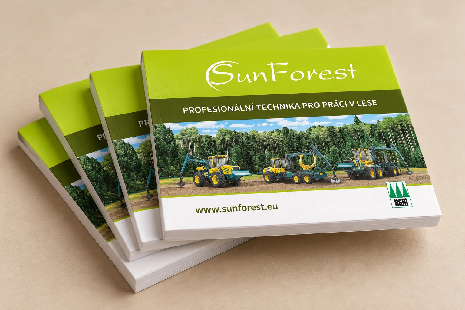 SunForest – tištěné firemní bločky